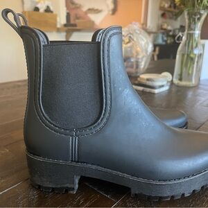 Jeffrey Campbell Black Chelsea Boots
